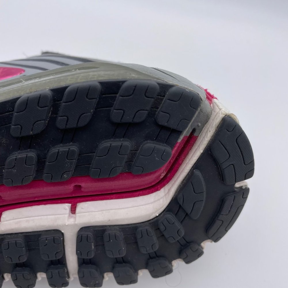 Brooks‎ Woman's Sz 11 Gray and Pink Ariel 18 Running Athletic Tennis Shoes - Picture 10 of 12